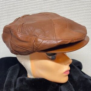 Leather cap